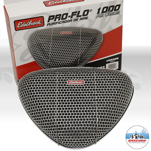 Edelbrock 1002 Pro-Flo 1000 Chrome Luftfilter